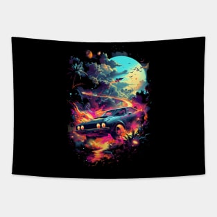 Galactic Roadster Tapestry