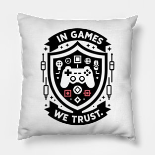 Gamers Never Die They Respawn Pillow