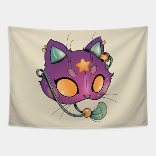 cat mask Tapestry