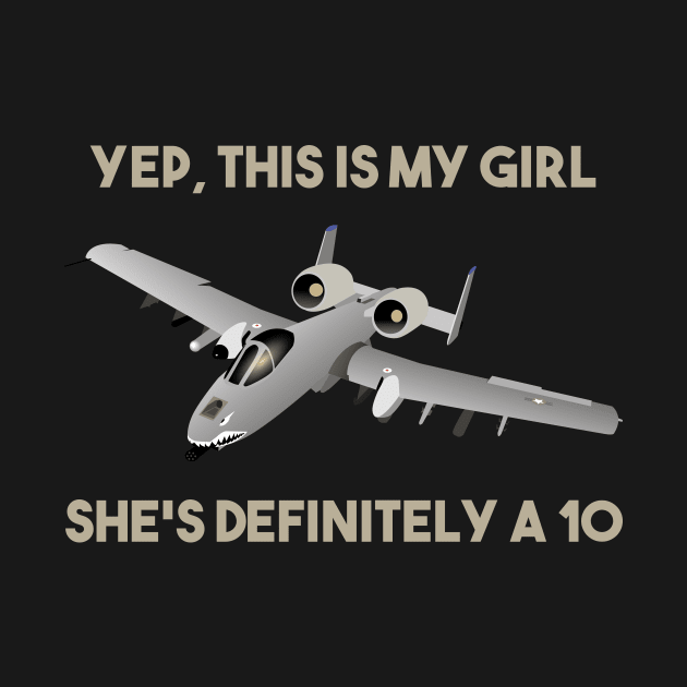 American A-10 Warthog Jet Aircraft Meme by NorseTech