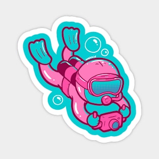 Scuba Diver Magnet