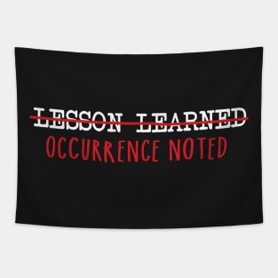 Lesson learned Tapestry