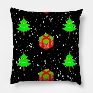 Christmas Trees and Gifts Pillow