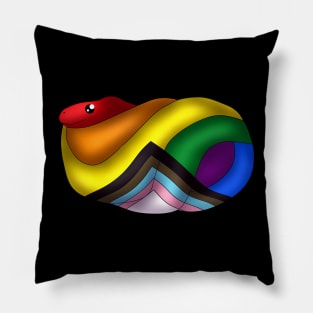 LGBTQ Snake Pillow