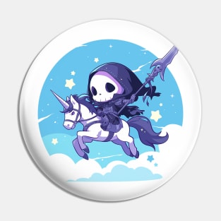 reaper on unicorn Pin