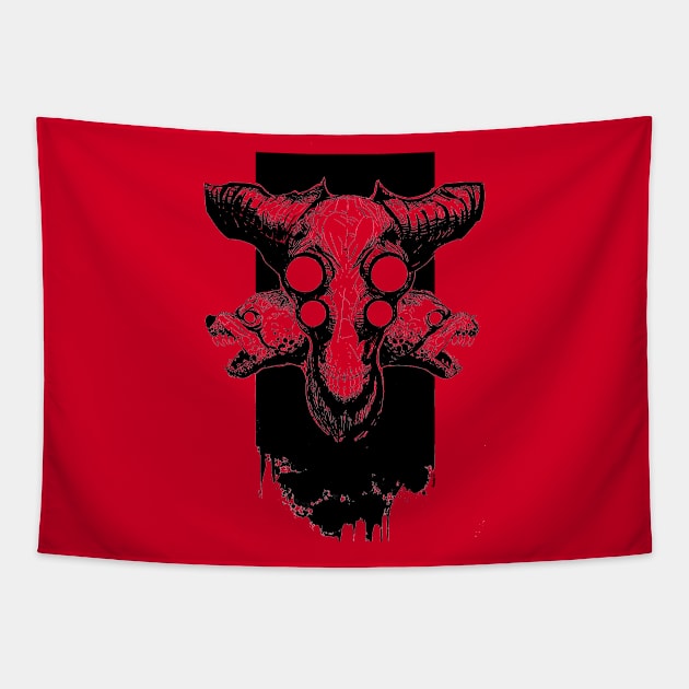 Capra demon 2 Tapestry by frenkp