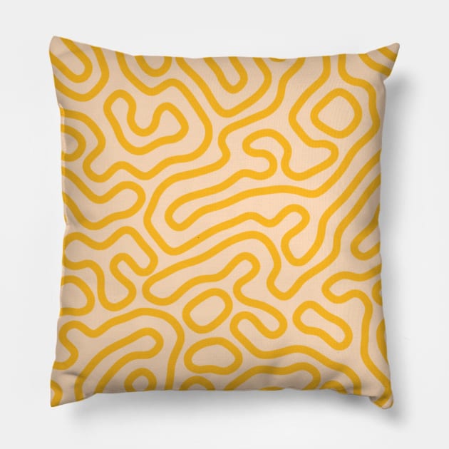 squiggle Pillow by stupidpotato1