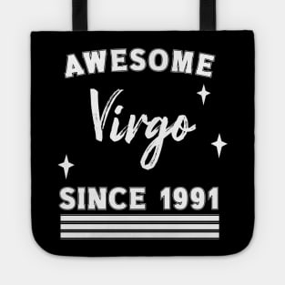 Awesome since 1991 virgo Tote