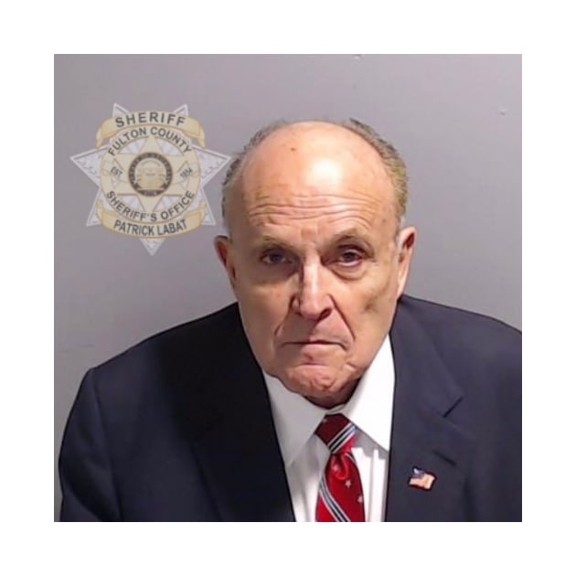 Rudy Giuliani Mugshot by artpsyops