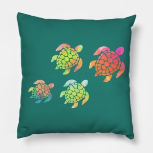 Tropical Hawaiian Sea Turtles Magic Islands Lovers Gift Pillow