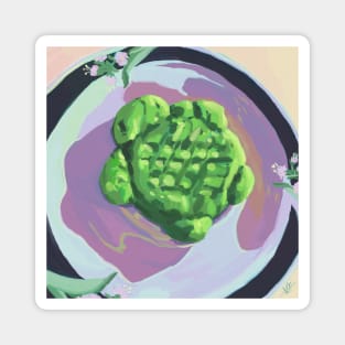 Matcha Turtle Cookie Magnet