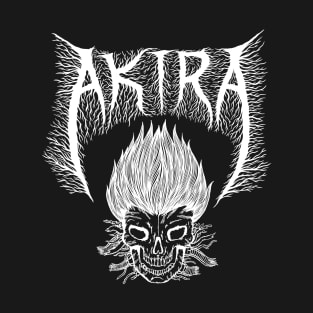 Akira - Black Metal style. T-Shirt