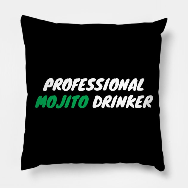 Professional Mojito Drinker Pillow by LunaMay