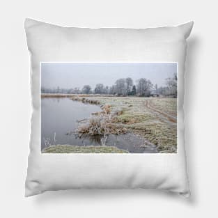 Surrey Winter Landscape Pillow