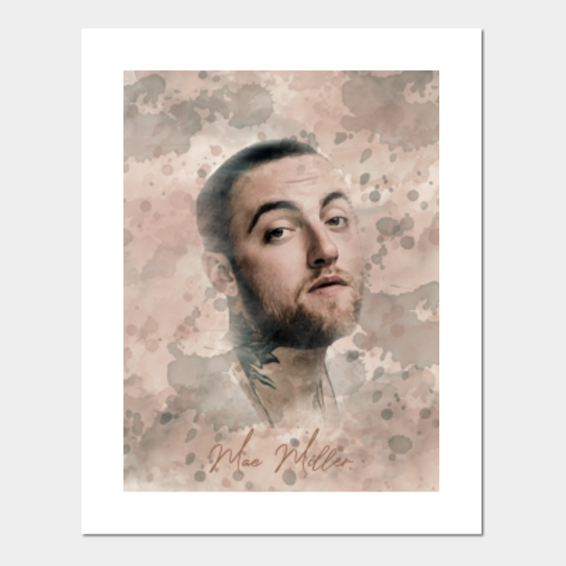 framed mac miller poster