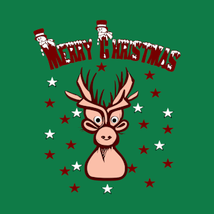 Merry Christmas Reindeer T-Shirt