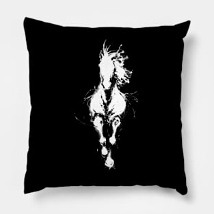 White horse Pillow