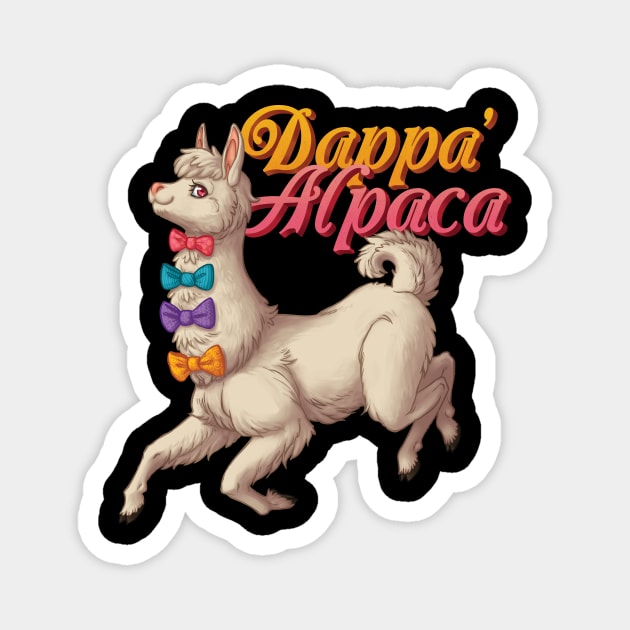 Dapper Alpaca Magnet by Scapegoated