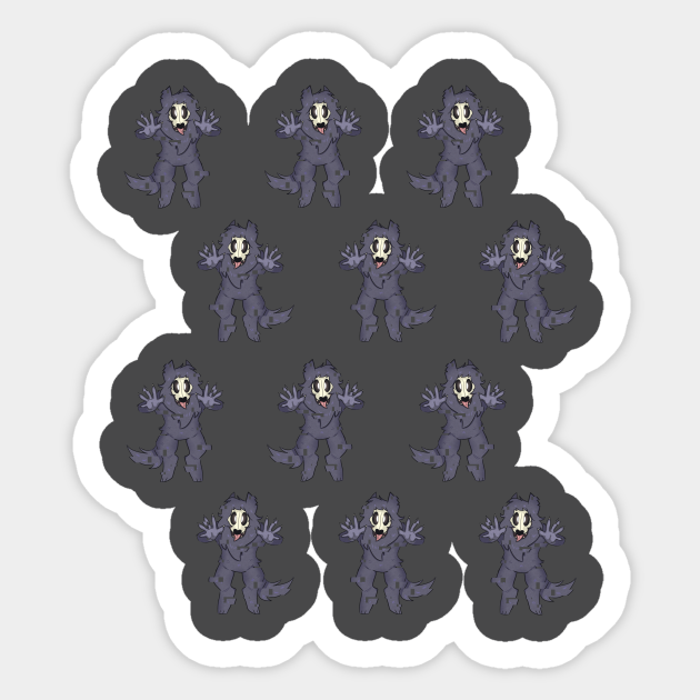 Scp 1471 Malo Multi Cute Creepy Wendigo Scp Autocollant Teepublic Fr