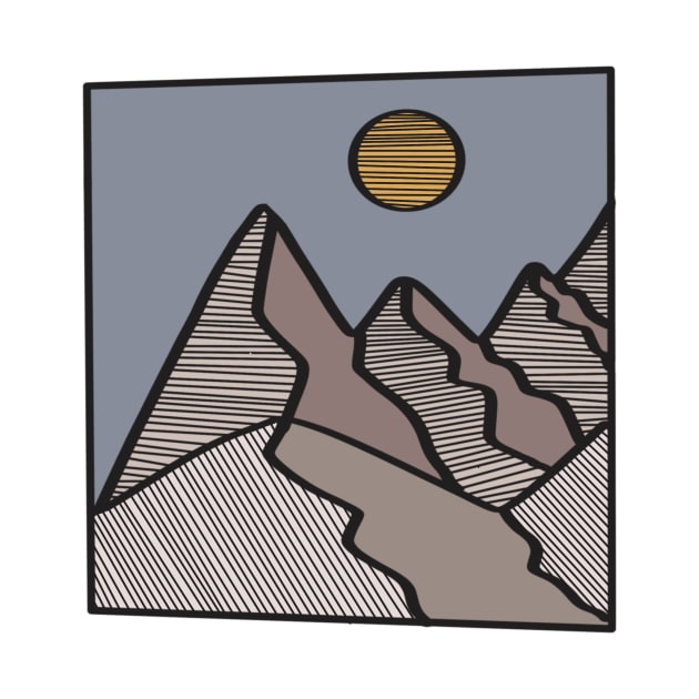 Simple Mountains by Rosemogo