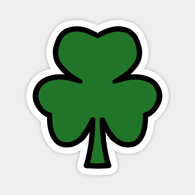 ST PATRICKS Day Shamrock - St Patricks Day Art Magnet by SartorisArt1