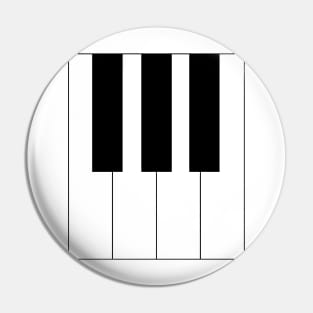 Piano Keyboard (F,G,A,B) Pin