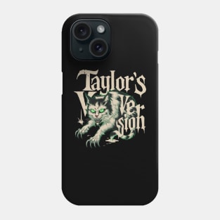 death metal taylors cat version Phone Case