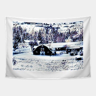 Snow Ranch - Graphic 2 Tapestry