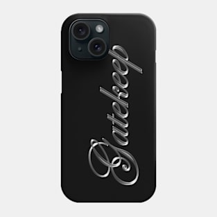 Gatekeep - Molten Metal Typography Phone Case