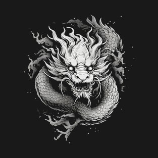 Drache mystisch Lindwurm Monster Ungeheuer Biest T-Shirt