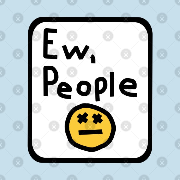 Framed Ew People Graphic by ellenhenryart