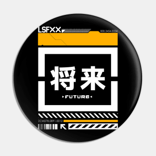 Techno future Pin