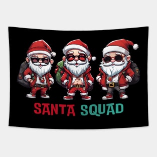 Santa-squad Tapestry