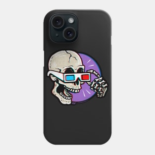 3D Glasses Are Skull Cracking Good Fun Phone Case