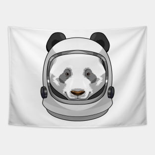 Panda as Astronaut with Helmet Tapestry