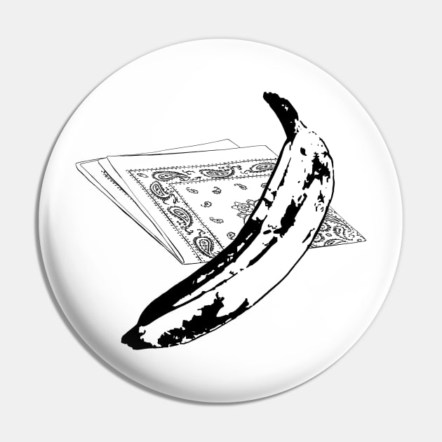 The Banana Bandana Pin by The Hermit Magic Magazine