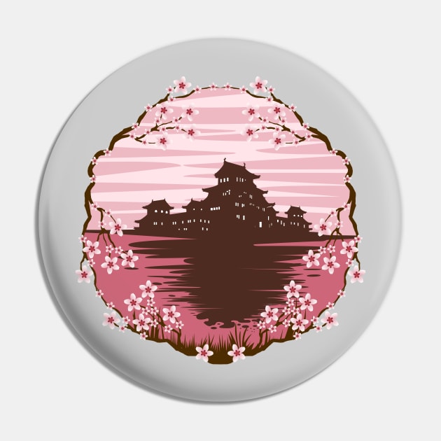 Pink Blossom Pin by adamzworld