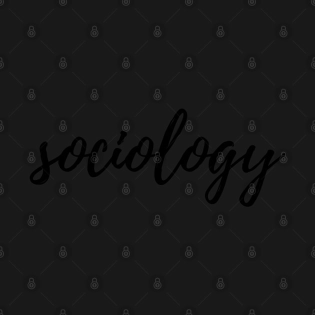 Sociology Binder Label by stickersbyjori