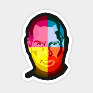 Steve Jobs portrait Magnet