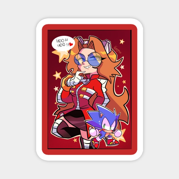 eggman girls Magnet by Klaudiapasqui 96