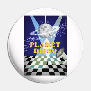 Planet disco Pin