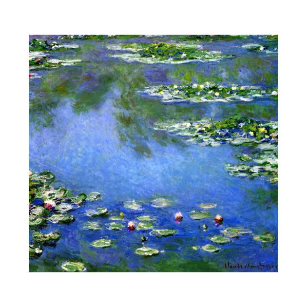 Waterlilies by Claude Monet by MasterpieceCafe