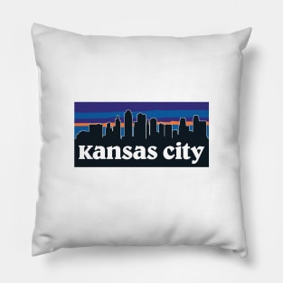 Kansas City Skyline Pillow