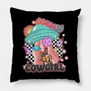 Cosmic Cowgirl Pillow