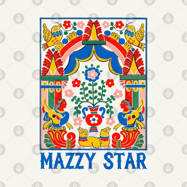 Mazzy Star - Psychedelic Fan Art Design by unknown_pleasures