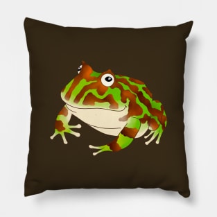 Green “Normal” Pacman Frog Pillow
