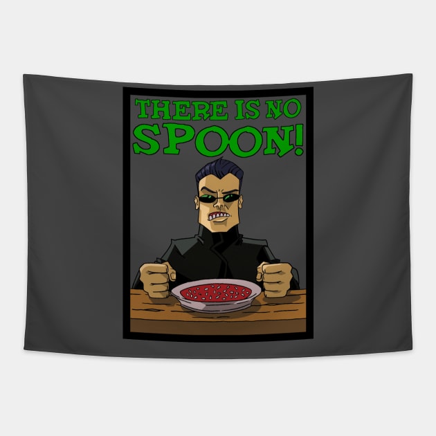 There is no spoon! Tapestry by Karabin