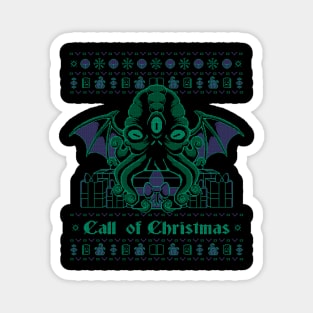 A Lovecraft Christmas Magnet