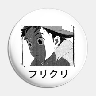 Fooly Cooly (FLCL) --- Vintage Faded Aesthetic Pin