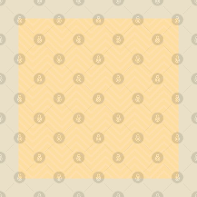 Gold Herringbone Chevron Print Pattern Yellow Butter Retro Mid Mod by Shayna